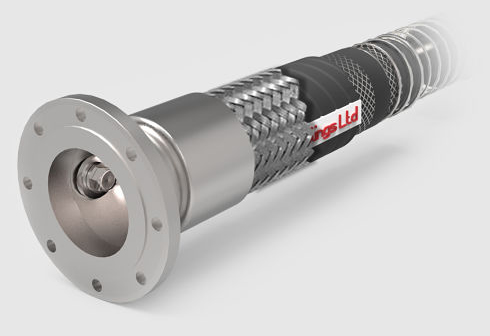 storage tank floating roof drain rubber hose system flanged ballasted nitrile viton